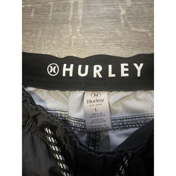 HURLEY Men's Joggers Pants Comfort Waistband Pacer Stretch Twill Grey Size Large - Picture 6 of 9